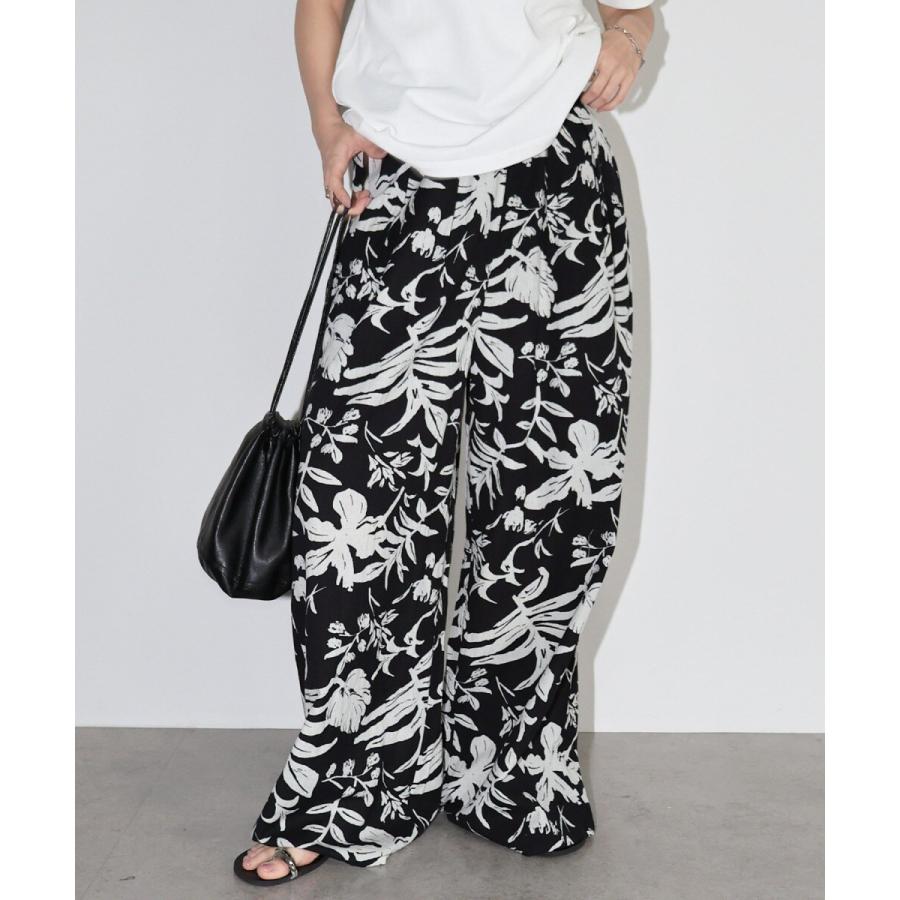 R&D.M.Co- 稀少 ワイルドベリー柄イージーパンツ / TOUJOURS