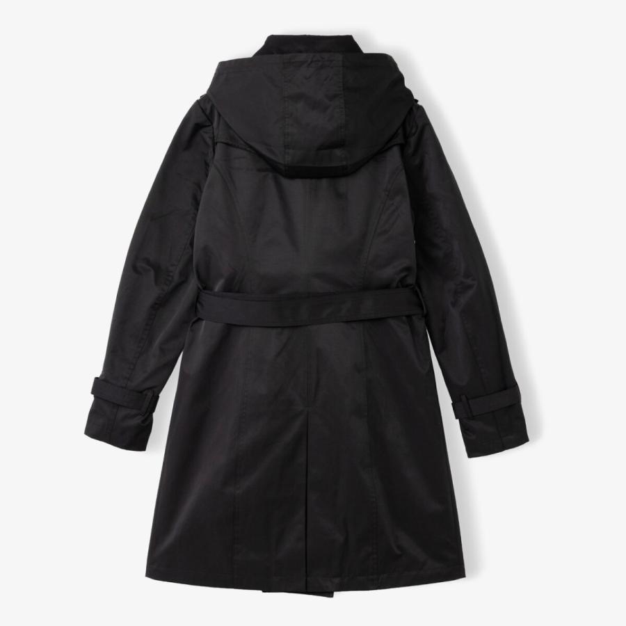 マイケル・コース トレンチコート 黒 未使用 中古・古着通販】MICHAEL KORS (マイケル・コース) ロゴベルトトレンチ
