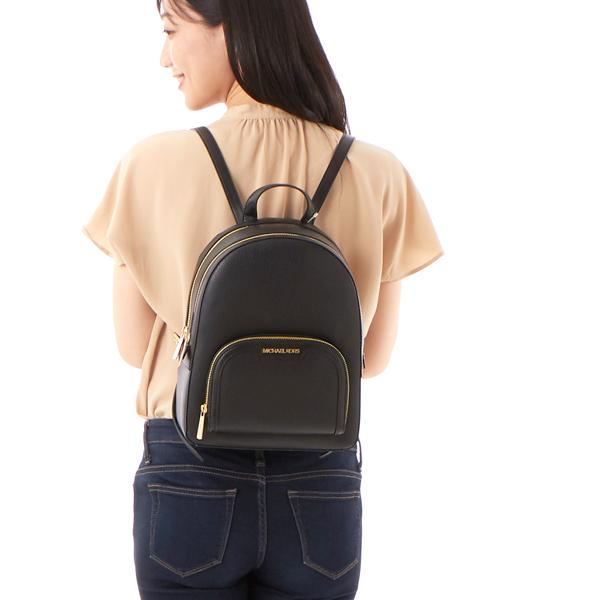 新品 マイケルコース JAYCEE ジップポケット バックパック リュック 黒 MICHAEL KORS（マイケルコース） JAYCEE ジップポケット バックパック
