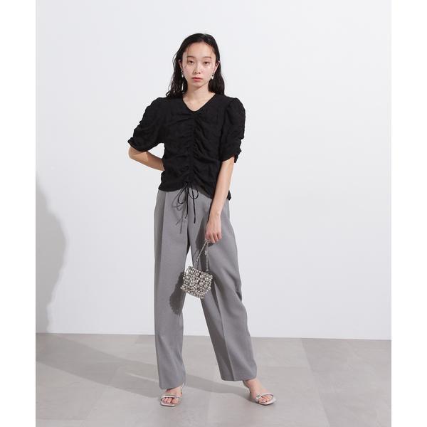 N.Natural Beauty Basic エンブロイダリーワッシャーブラウス
