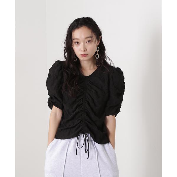 N.Natural Beauty Basic エンブロイダリーワッシャーブラウス