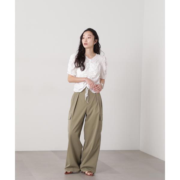 N. NATURAL BEAUTY BASICエンブロイダリーワッシャーブラウス エンブロイダリーワッシャーブラウス | N. Natural Beauty Basic