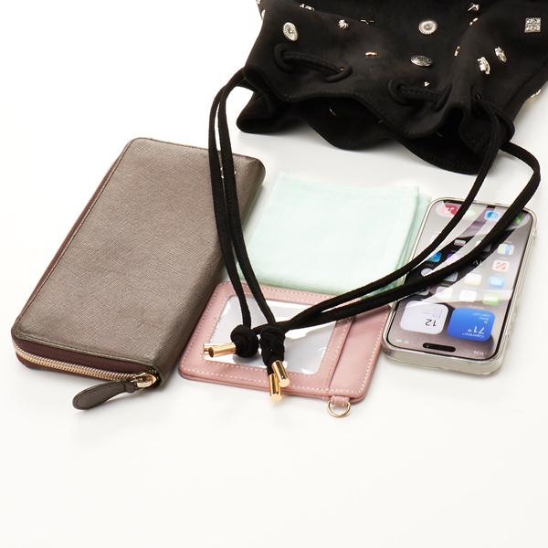 kakatoo（カカトゥ） kakatoo / スエード調スタッズドロストバッグ