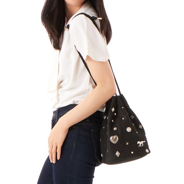 kakatoo（カカトゥ） kakatoo / スエード調スタッズドロストバッグ