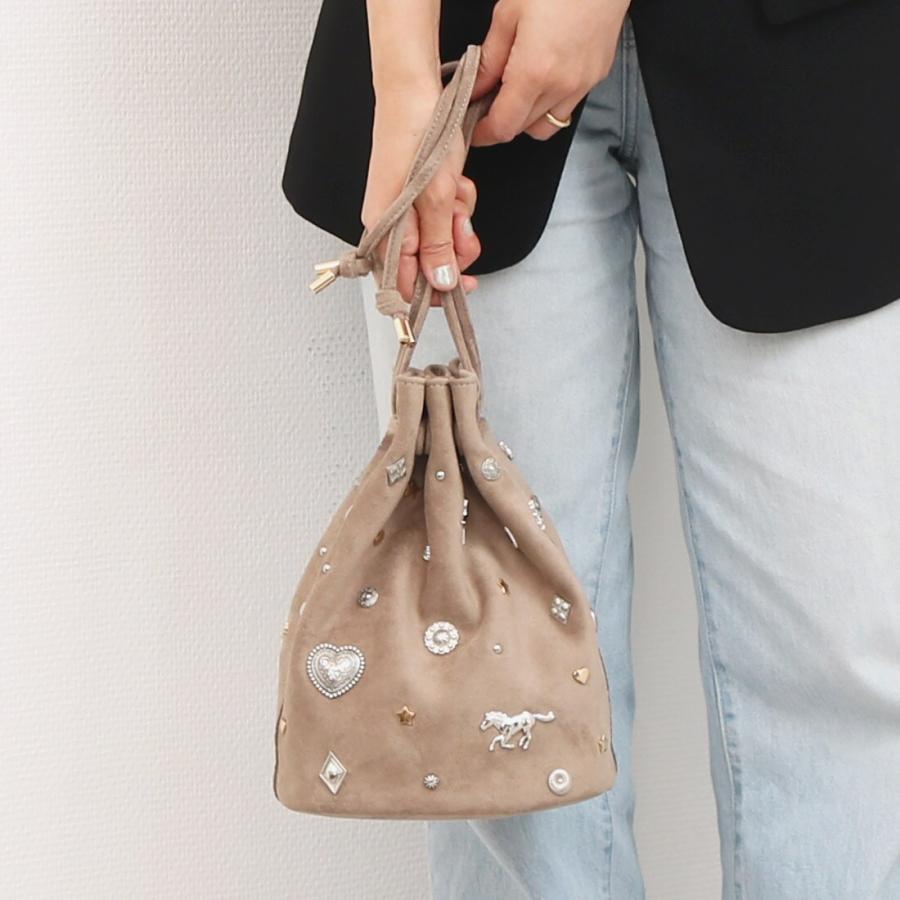 kakatoo（カカトゥ） kakatoo / スエード調スタッズドロストバッグ