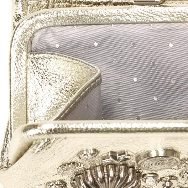 ペルケ perche / マルチスタッズがま口二つ折りウォレット : マルイ