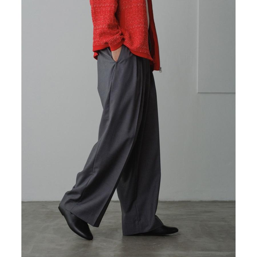 Adam et Rope 2タック ワイドルーズ ドカンパンツ / スラックス ADAM ET ROPE'（アダムエロペ） 《新色》【WEB限定】2タック ワイド