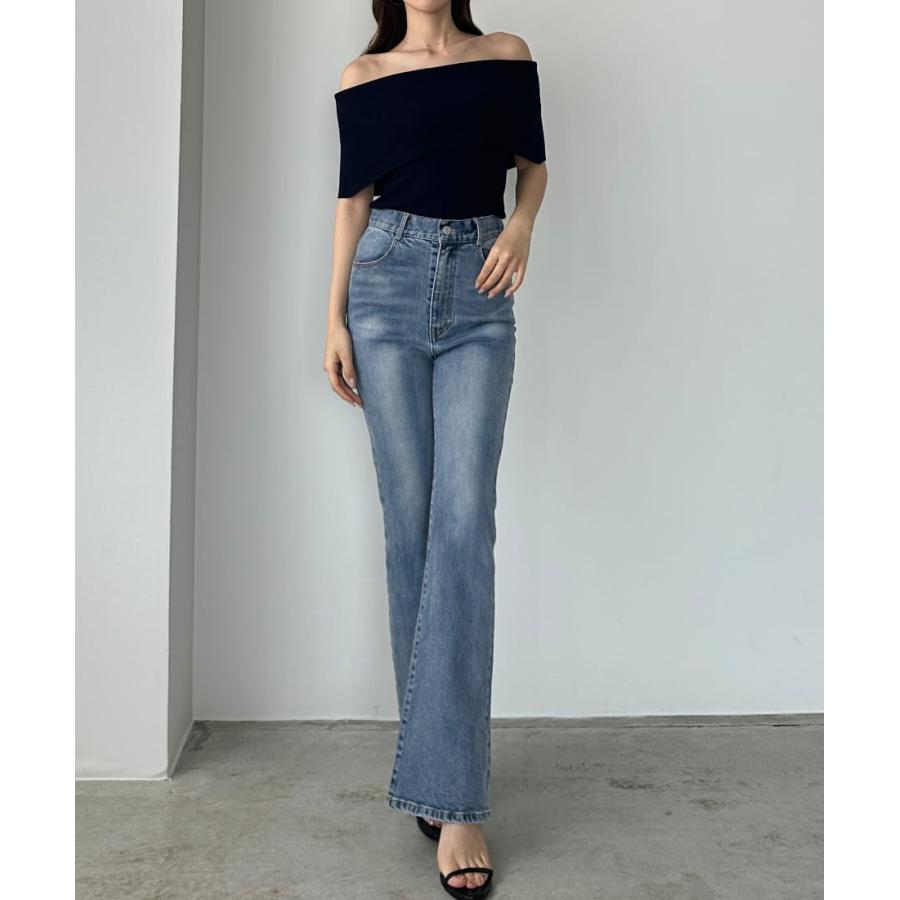 Louere ストレッチフレアデニムパンツ : マルイ(丸井)Yahoo!店 - 通販