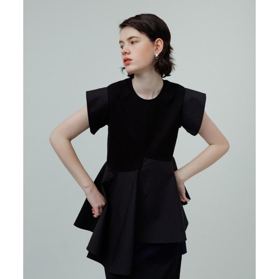 アダムエロペ　【定番人気】・【WEB限定】フリルペプラムカットソー ADAM ET ROPE'｜【定番人気】・【WEB限定】フリルペプラム