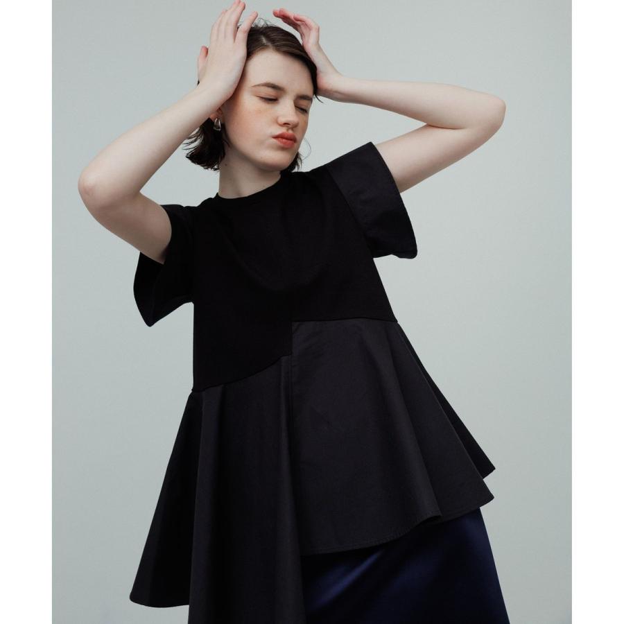 アダムエロペ　【定番人気】・【WEB限定】フリルペプラムカットソー セール】【定番人気】・【WEB限定】フリルペプラムカットソー（T