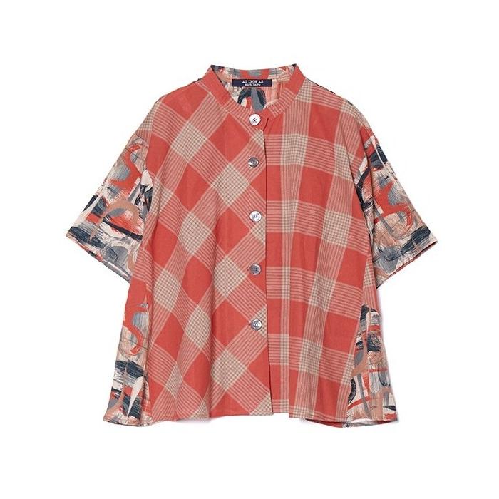 AS KNOW olaca 【大きいサイズ】シャシャシャとCHKSH