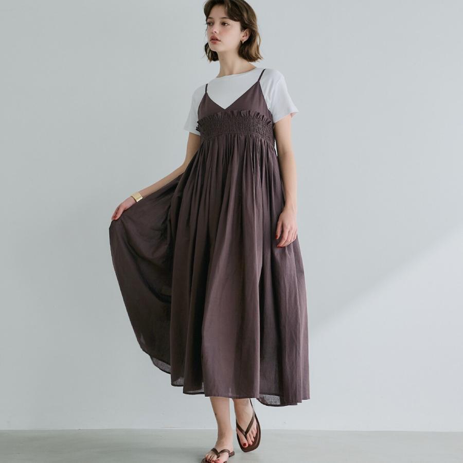 coca（コカ） ギャザーキャミワンピース 全2色 : マルイ(丸井)Yahoo!店