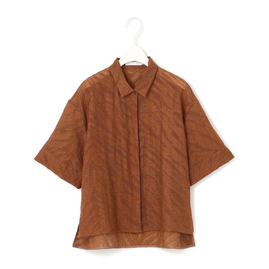 ICB 【洗える】ゼブラシアーJQ クロップドシャツ : マルイ(丸井)Yahoo  