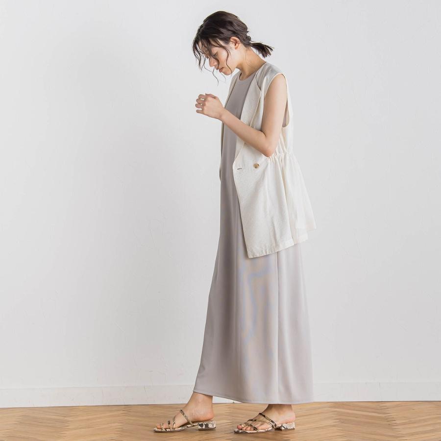 ドロワットロートレアモン（Droite lautreamont）/リブタンクワンピース≪洗濯機で洗える≫ Droite lautreamont（ドロワット・ロートレアモン） リブタンク