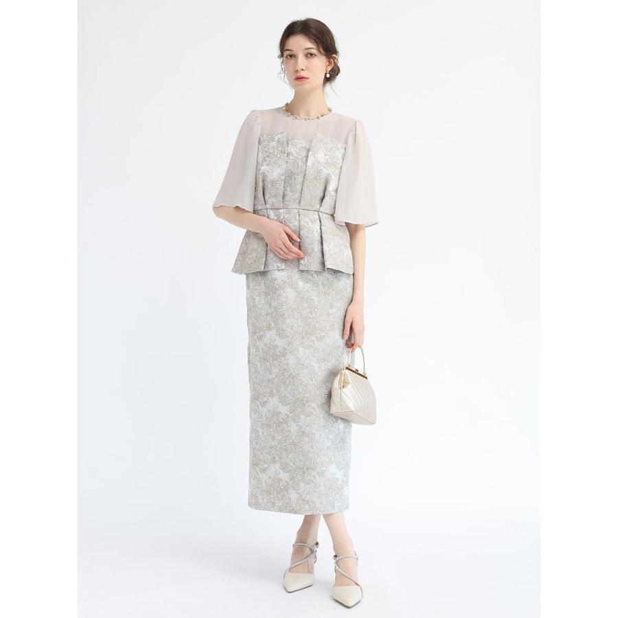 Rire fete（リルフェテ） フラワージャガードペプラムIライン