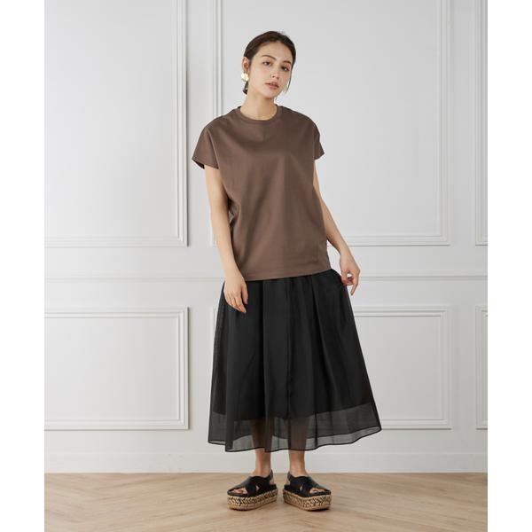 《WEB限定》フレンチスリーブカットソー