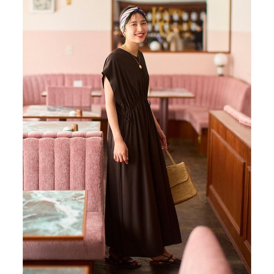 BREEZEMOVEウエストドロストワンピース UNFILO｜【吸水速乾/接触冷感】BREEZEMOVE ウエストドロスト