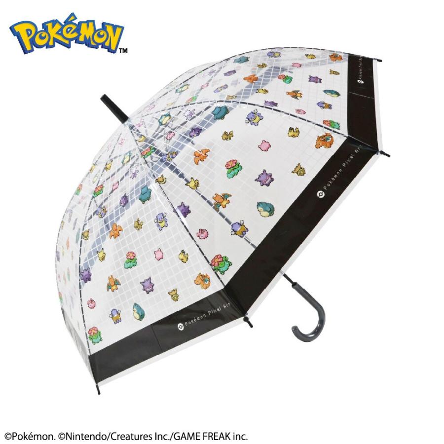 ポケモンジャンプビニール傘60cm 連れ歩きピクセルアート : マルイ