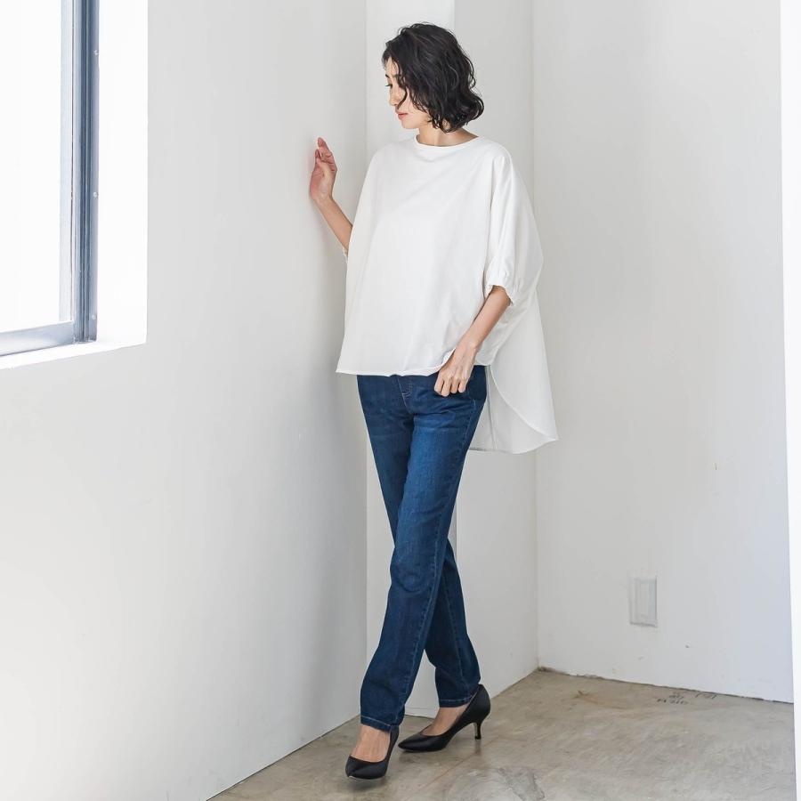 ラエフ（la．f．．．）/【biyori】”しゃがんでも走っても、ノンストレス”デニムレギパン≪洗濯機で洗える≫ la.f（ラ・エフ） 【biyori】”しゃがんでも走っても、ノンストレス