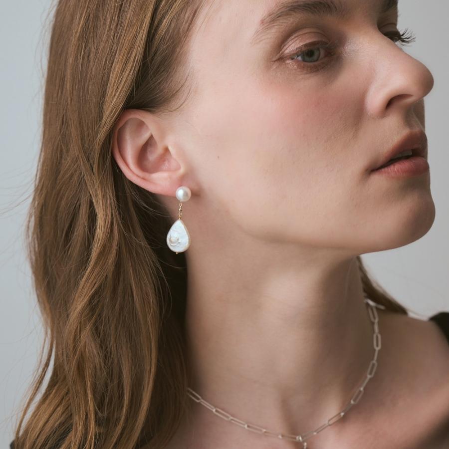 agete（アガット） K10パールピアスチャーム : マルイ(丸井)Yahoo!店