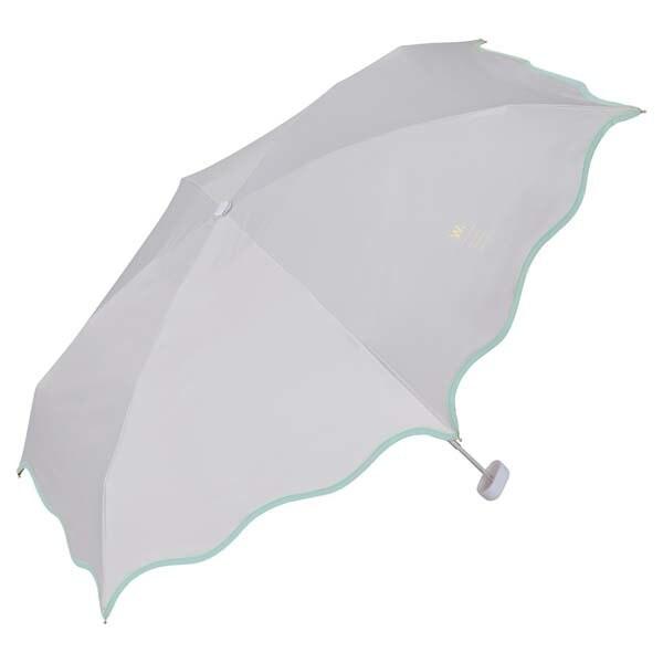 Wpc. 【Wpc.】日傘 遮光ウェーブパイピングパラソル ミニ 完全