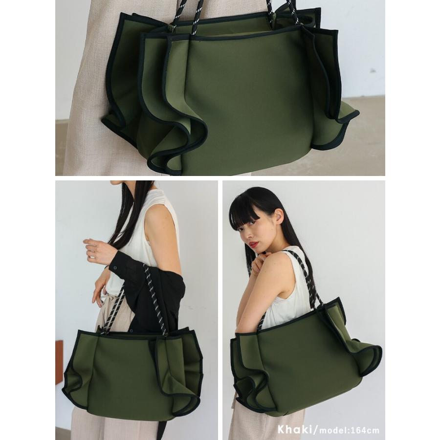 VitaFelice（ヴィータフェリーチェ） フリル2wayトートバッグ【aroco