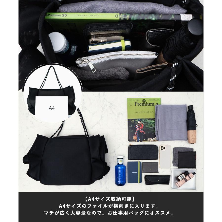 VitaFelice（ヴィータフェリーチェ） フリル2wayトートバッグ【aroco 