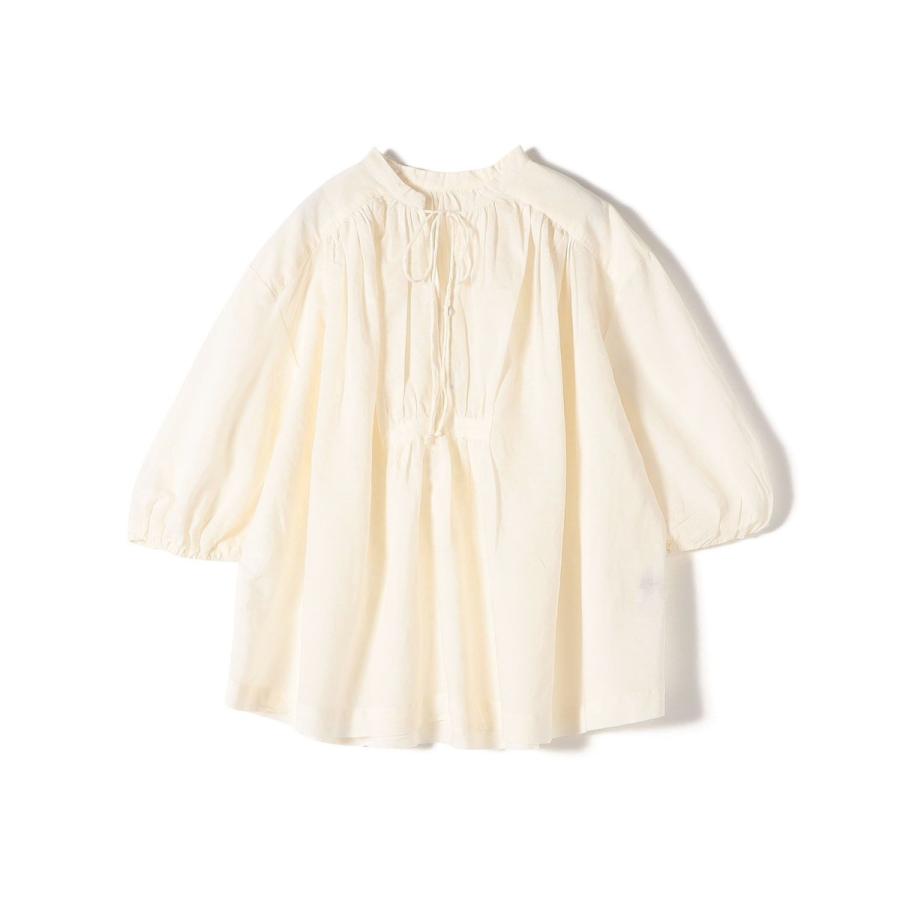 SHIPS（シップス） Fanaka:〈手洗い可能〉綿麻 オーバー ブラウス