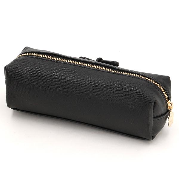 MARY QUANT（マリークヮント） サフィアーノリボン スクエアペンケース