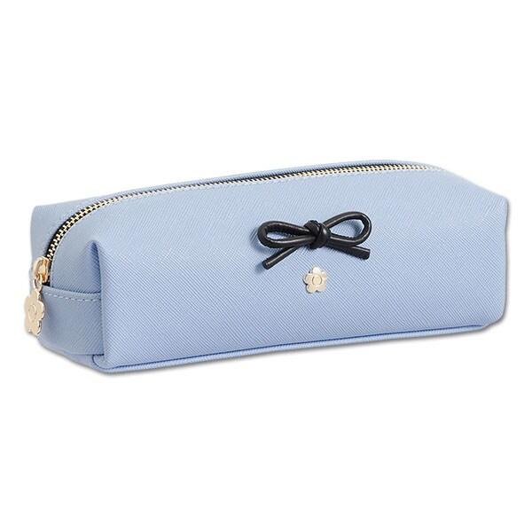 MARY QUANT（マリークヮント） サフィアーノリボン スクエアペンケース