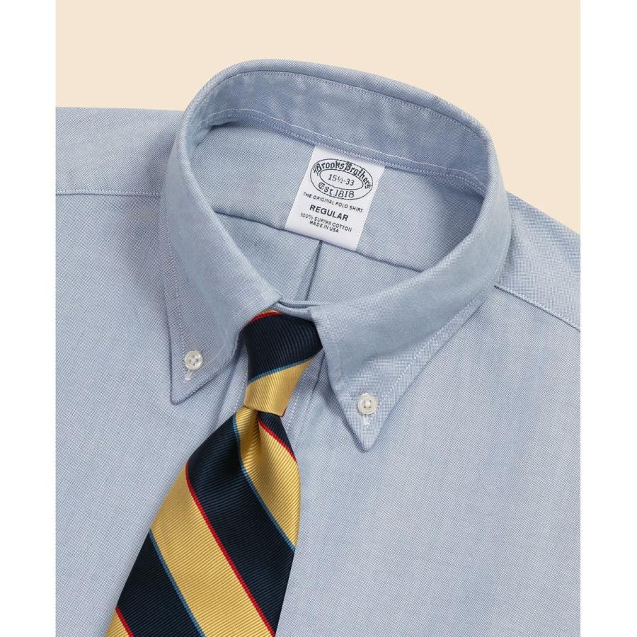 スーピマコットン　オックスフォード　ドレスシャツ　Regular Fit　Made in USAの画像