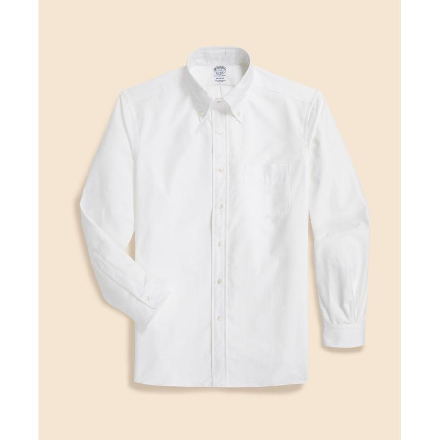 スーピマコットン　オックスフォード　ドレスシャツ　Regular Fit　Made in USAの画像