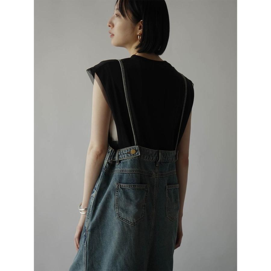 【新品】RADIATE　アシメフロントデニムジャンパースカート RADIATE（ラディエイト） アシメフロントデニムジャンパースカート