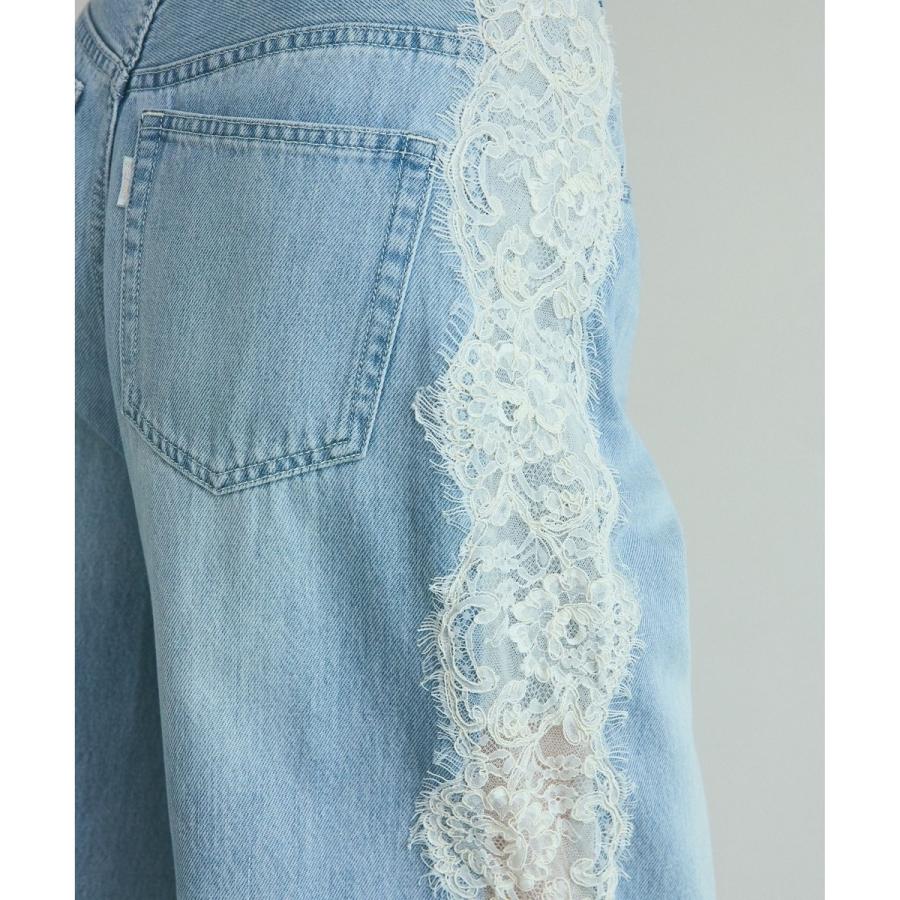 GRACE CONTINENTAL（グレースコンチネンタル） サイドレースデニム