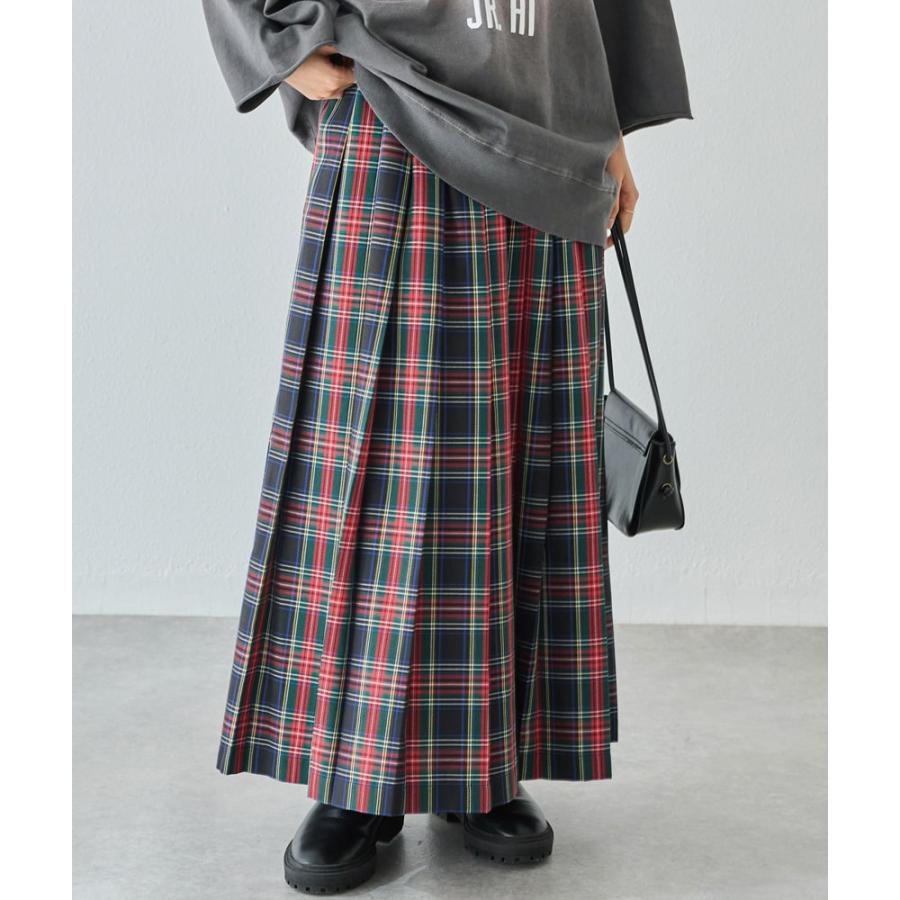 LAVEANGE（ラビアンジェ） タータンチェックプリーツスカート : マルイ