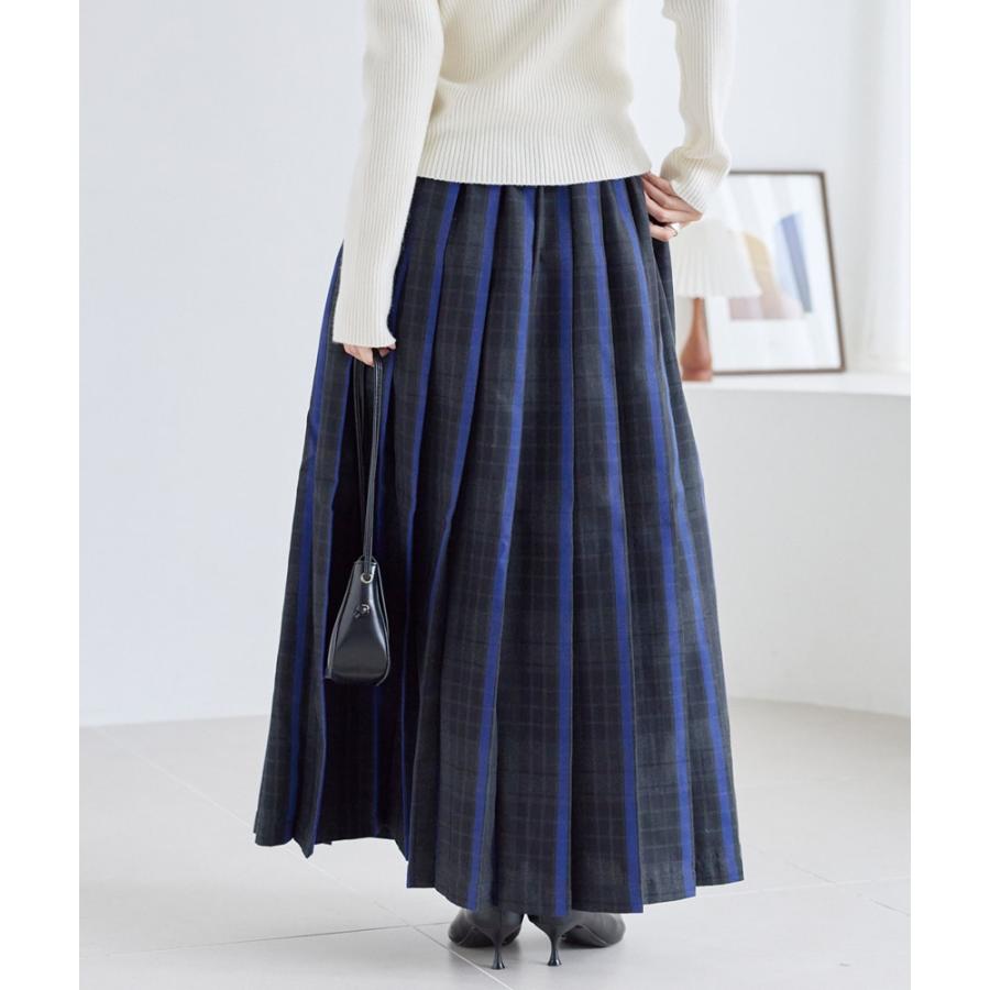 LAVEANGE（ラビアンジェ） タータンチェックプリーツスカート : マルイ