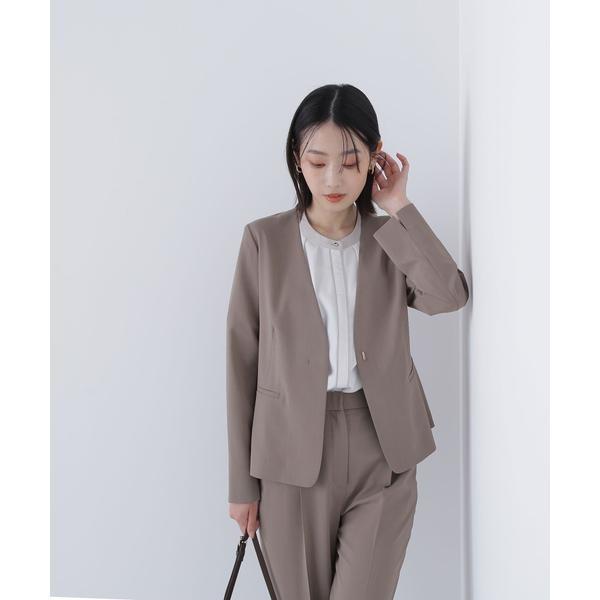 新品未使用タグ付き　アンタイトル ドライタッチノーカラージャケット　3L Jacket【UNTITLED､ジャケット】 | UNTITLED OFFICIAL SITE（アン