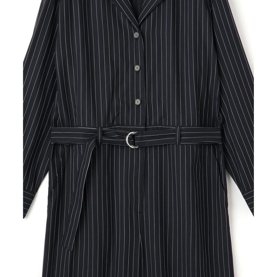 ADAM ET ROPE'（アダムエロペ） ストライプオープンカラージャンプ