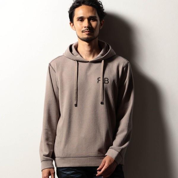 ニコルクラブフォーメン（NICOLE CLUB FOR MEN）/【RIELABO】エンブロイダリーロゴ プルオーバーパーカ NICOLE CLUB FOR MEN（ニコルクラブフォーメン） 【RIELABO】エン