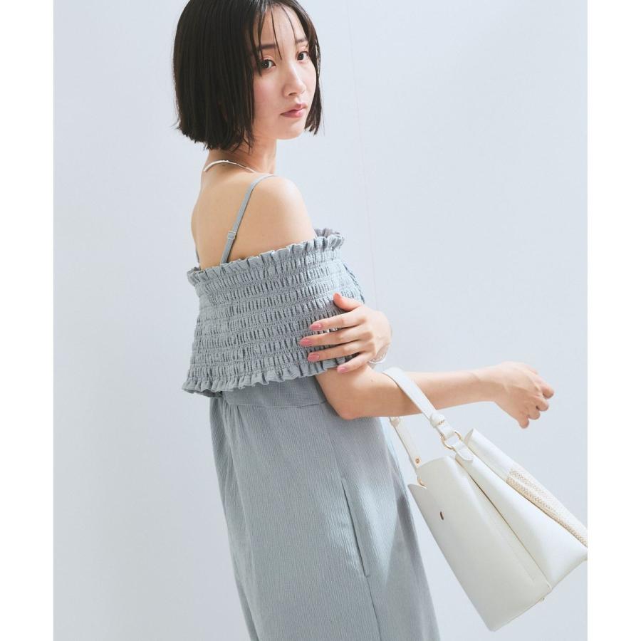 VIS シャーリングオフショルダーオールインワン : マルイ(丸井