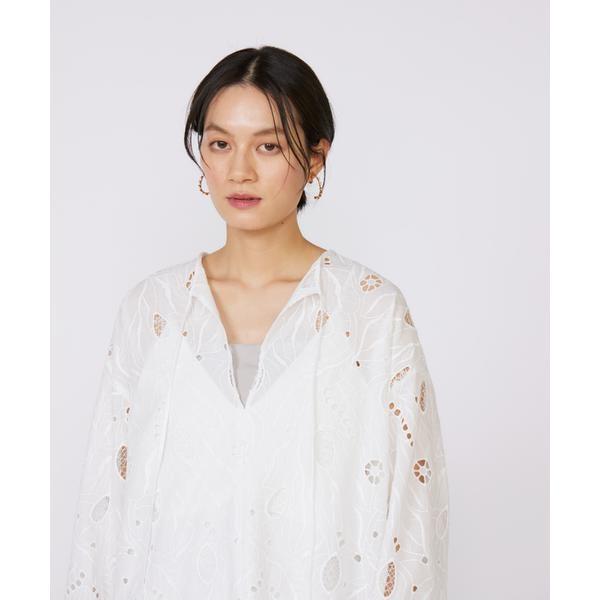 レースカフタンワンピース《la veille by SUPERIOR CLOSET》の画像