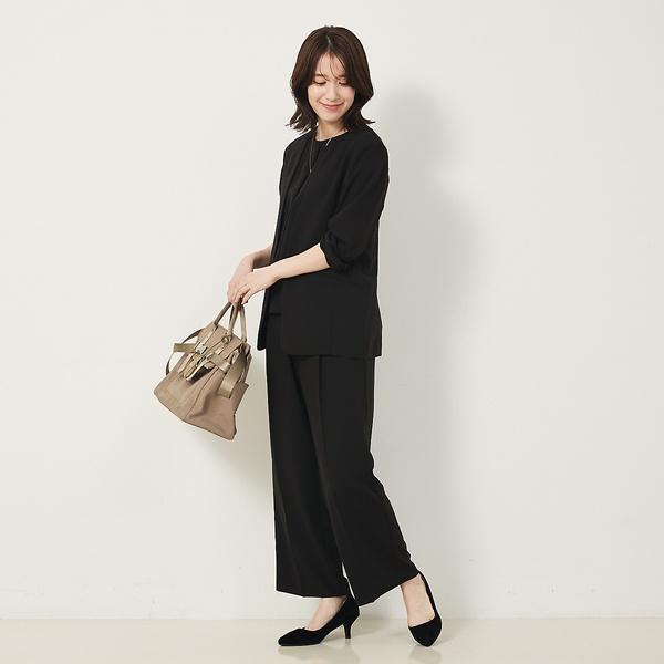 【２点セットアップ/エニデイカセット・サマー】ジョーゼット ジャケット＆パンツセ | abahouse mavie | 10