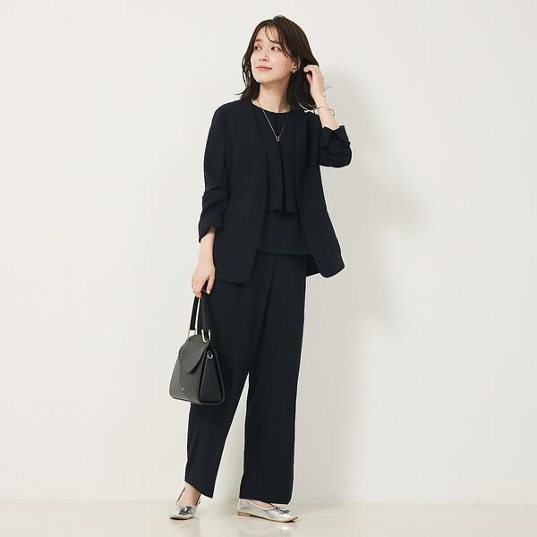 【２点セットアップ/エニデイカセット・サマー】ジョーゼット ジャケット＆パンツセ | abahouse mavie | 17