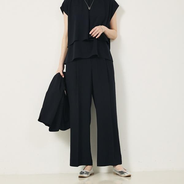 【２点セットアップ/エニデイカセット・サマー】ジョーゼット ジャケット＆パンツセ | abahouse mavie | 19