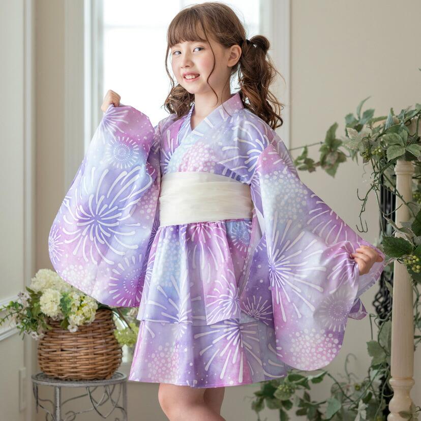 Dita ワンピース浴衣セット dita ワンピース浴衣 幻想花明かり 浴衣