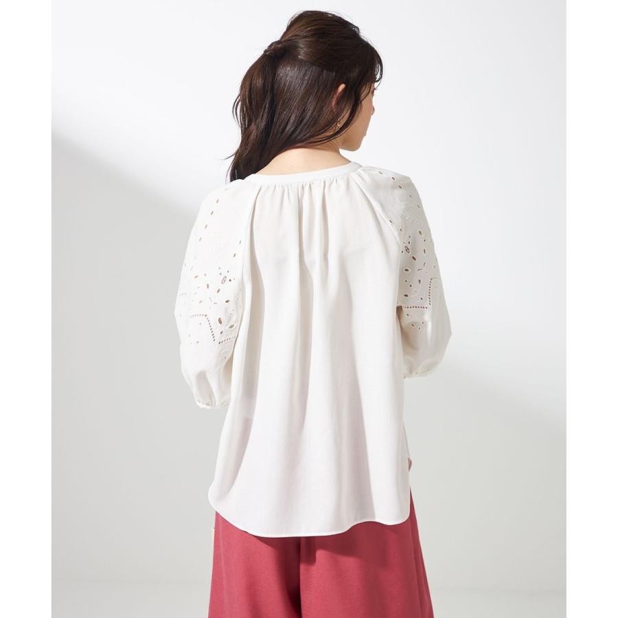 カディｄｅカットワークブラウス ànuke online store（アンヌーク） / Cutwork Box BlouseCutwork