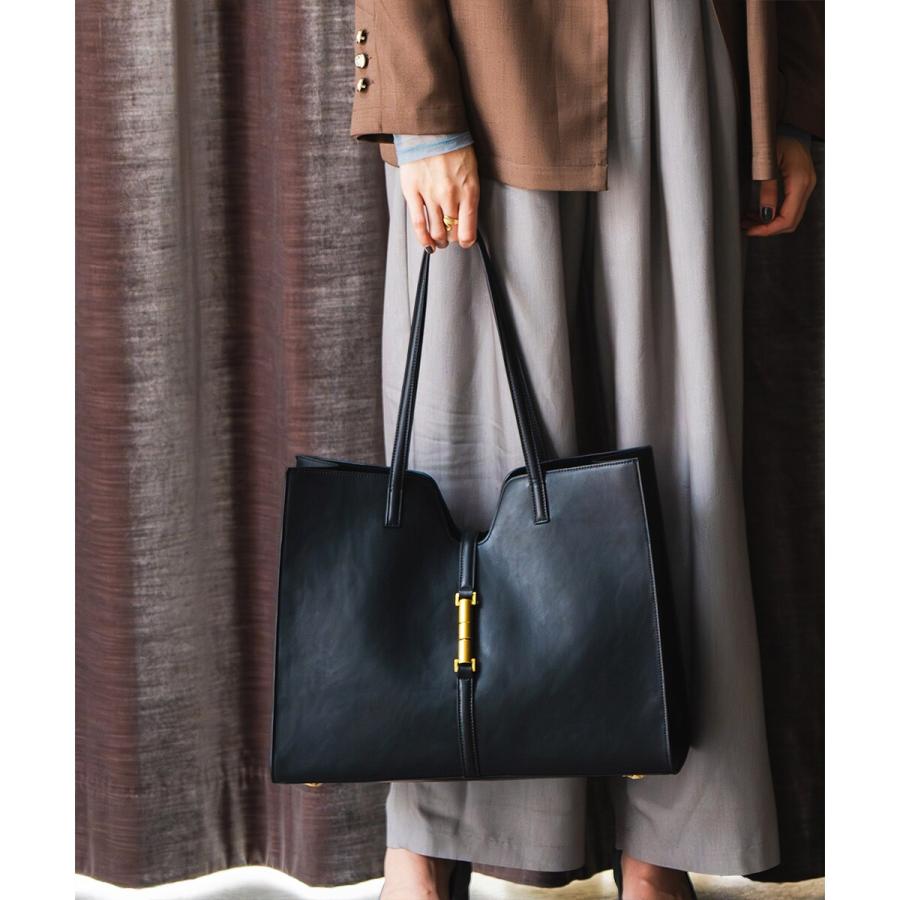 【LA MARGE】【本革】【A4対応】ゴールドポイント レザー トートバッグ |  | 12