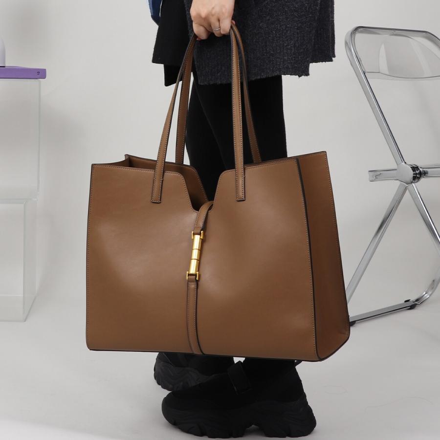 【LA MARGE】【本革】【A4対応】ゴールドポイント レザー トートバッグ |  | 07
