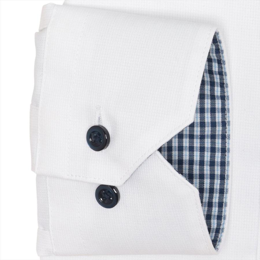 【透け防止】 ボタンダウン 長袖 形態安定 ワイシャツ 大きいサイズ |  | 04