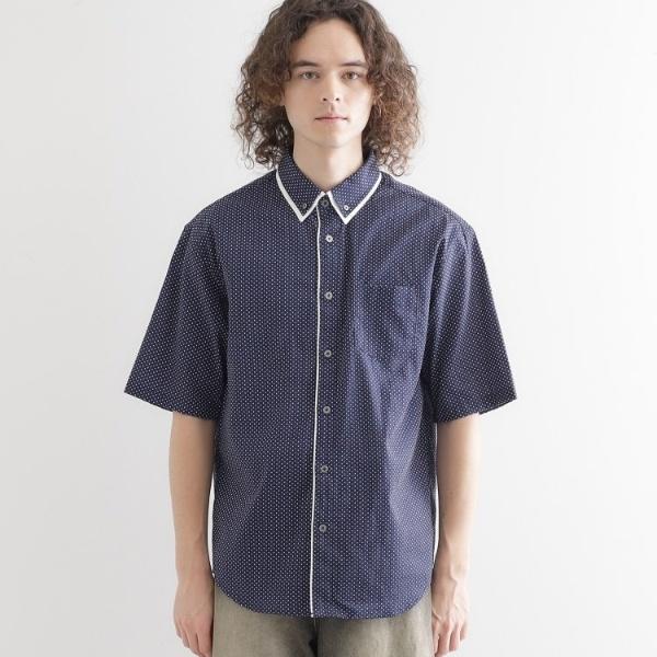 2枚衿ドット柄シャツ | tk.TAKEO KIKUCHI | 16